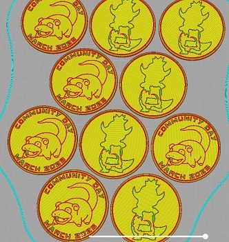 Pokemon Go Community Day Classic #66 coin - Slowpoke