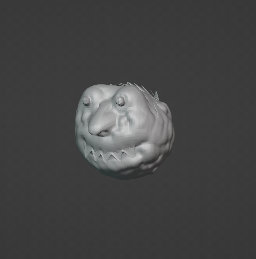 Print in Place Ugly Stoneface