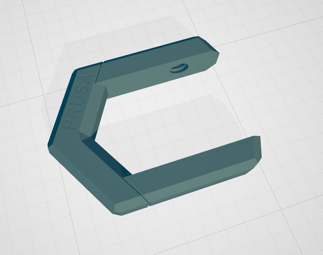 Prusament Clamp - longer version 3D model thumbnail