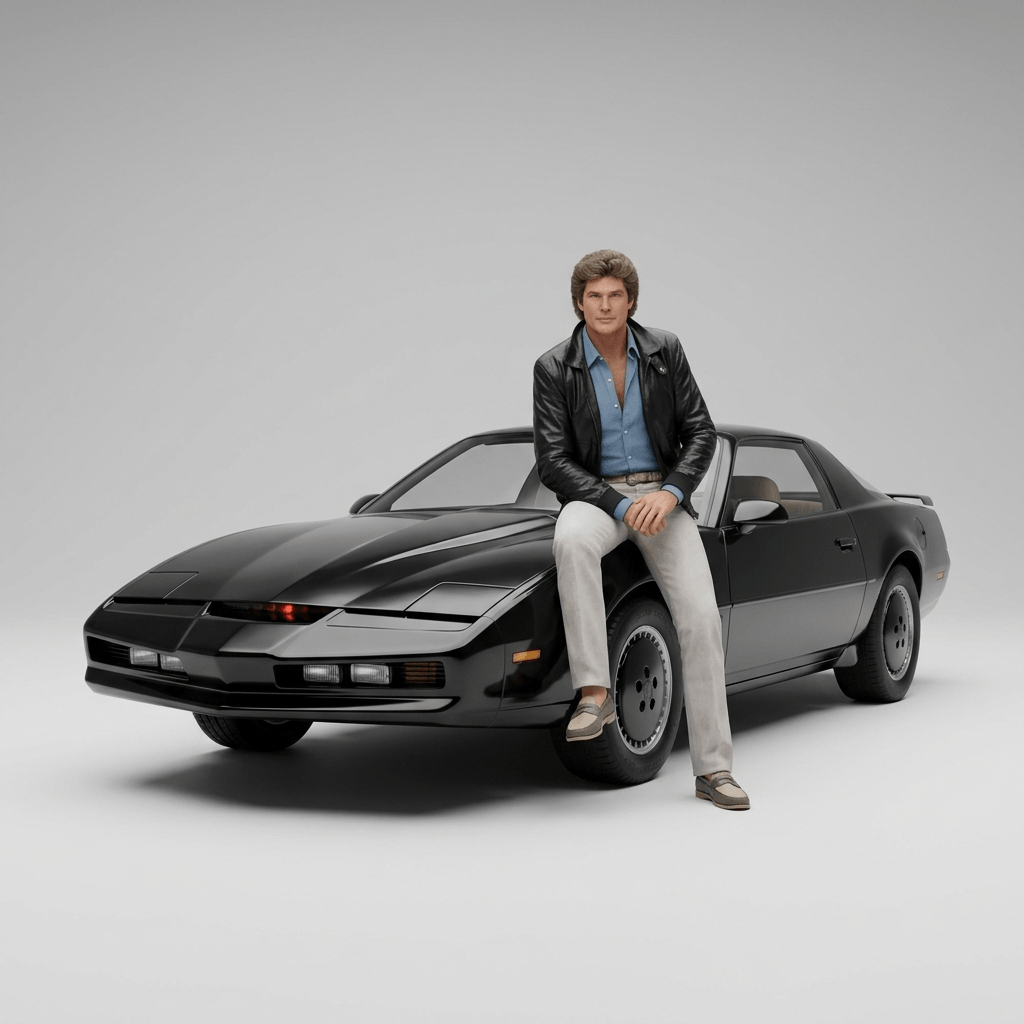Knight Rider - Michael Knight and Kit - 1982