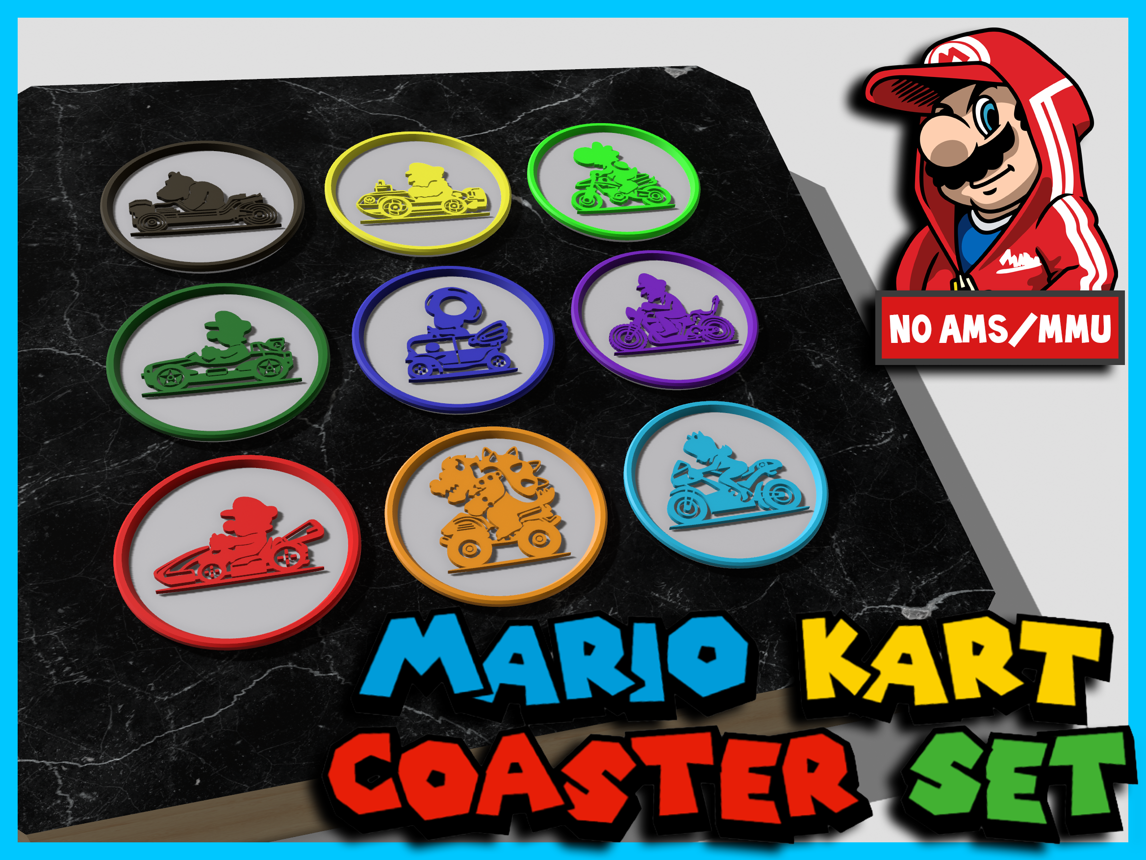 It's a me - MARIO KART COASTERS!