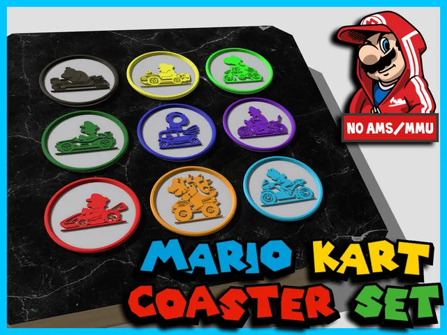 It's a me - MARIO KART COASTERS!
