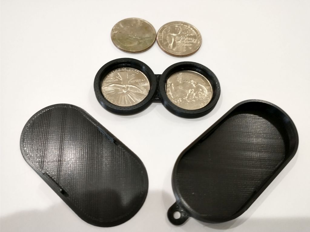 Protection Coin Stl File Coin Holder / Keychain Pendant by Fergy7 | Download free STL model ...