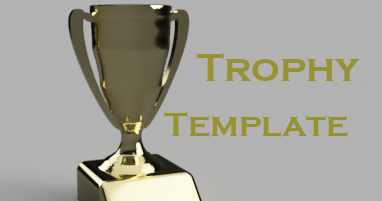 Trophy Template by Mr Maker Download - Trophy Template Image 