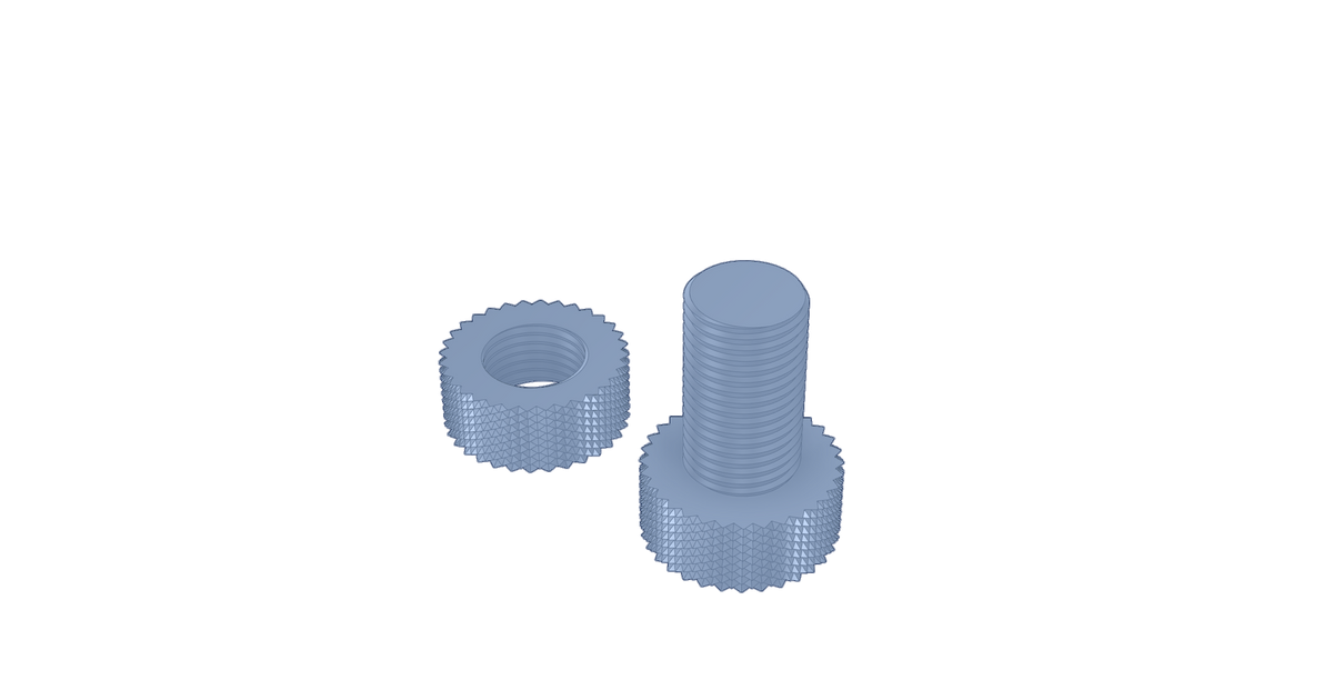 Bolt Nut by Anton Download free STL model