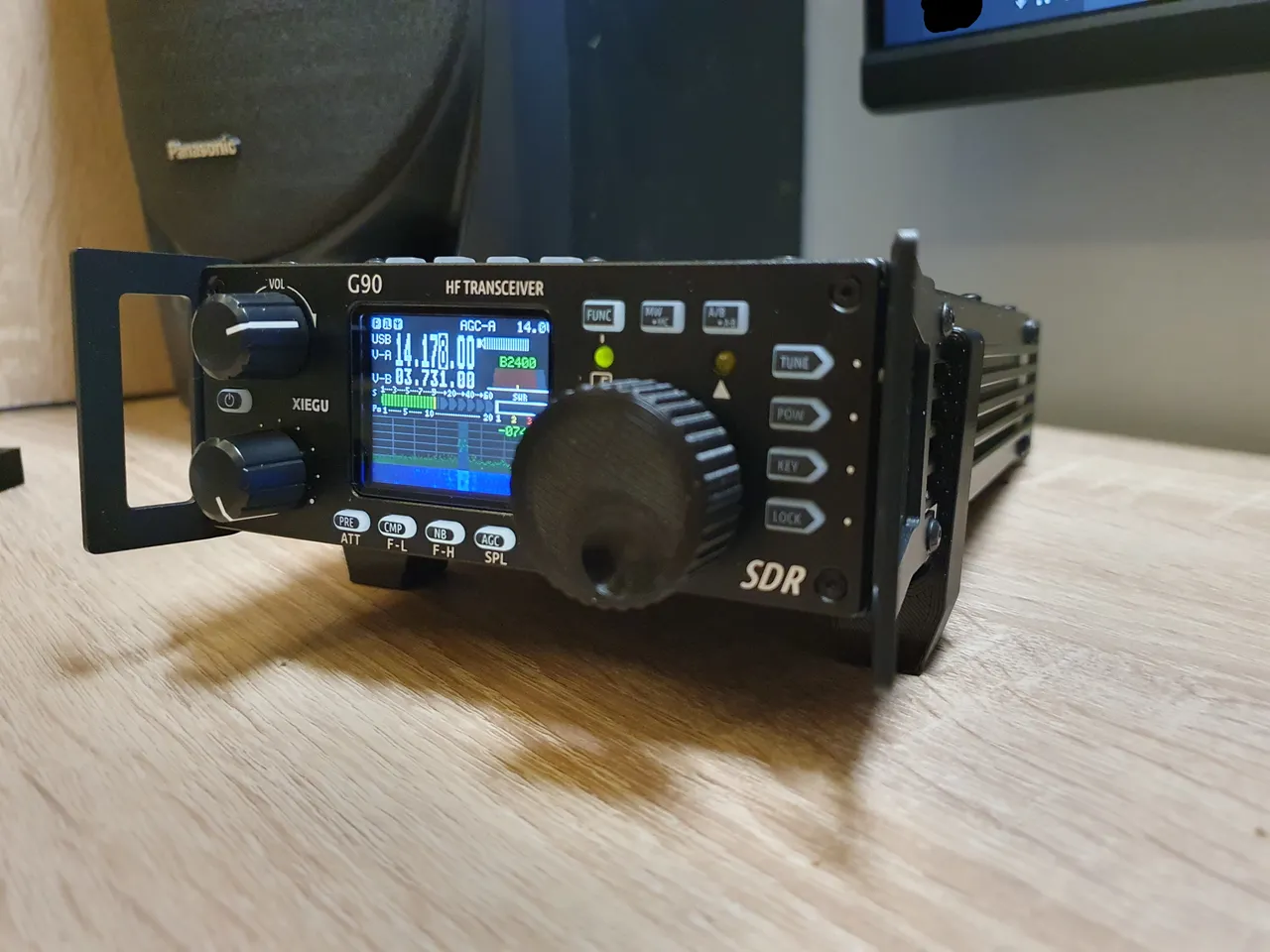 スタジオファイブ Xiegu G90 HF transceiver 20W SSB/CW/AM/FM 0.5-30MHz SDR
