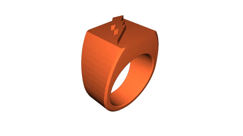 Lightning Ring by Mumbo the Creator | Download free STL model ...