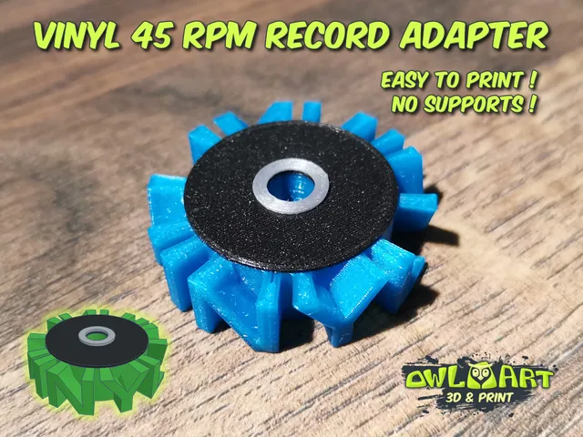 VINYL - 45 RPM Record Adapter