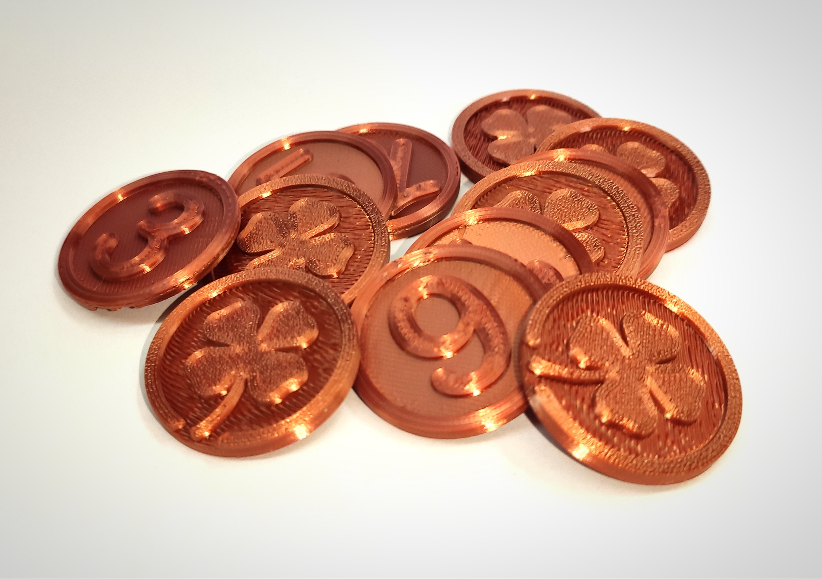 Lucky coins by Marek S | Download free STL model | Printables.com