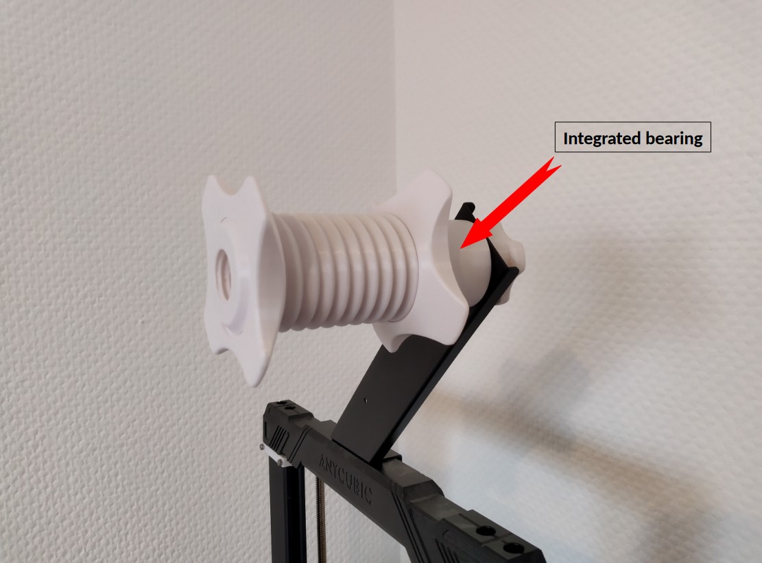 Universal/Modular Spoolholder (integrated bearing)