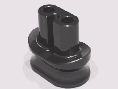 Water-flosser Cord Mini-bowtie Hole Plug