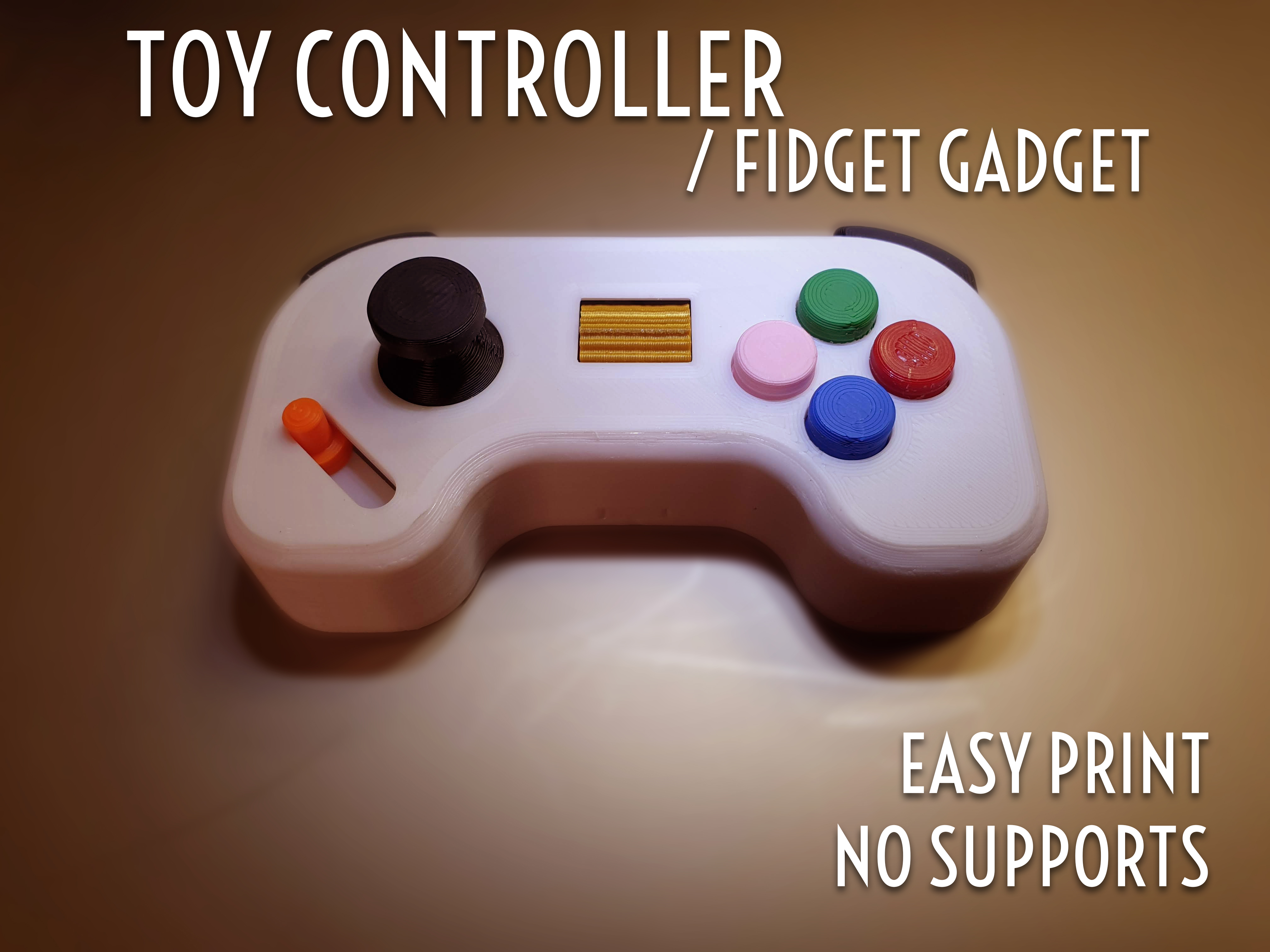 Mini Controller Toy / Fidget Gadget by Jaatinen Download free STL