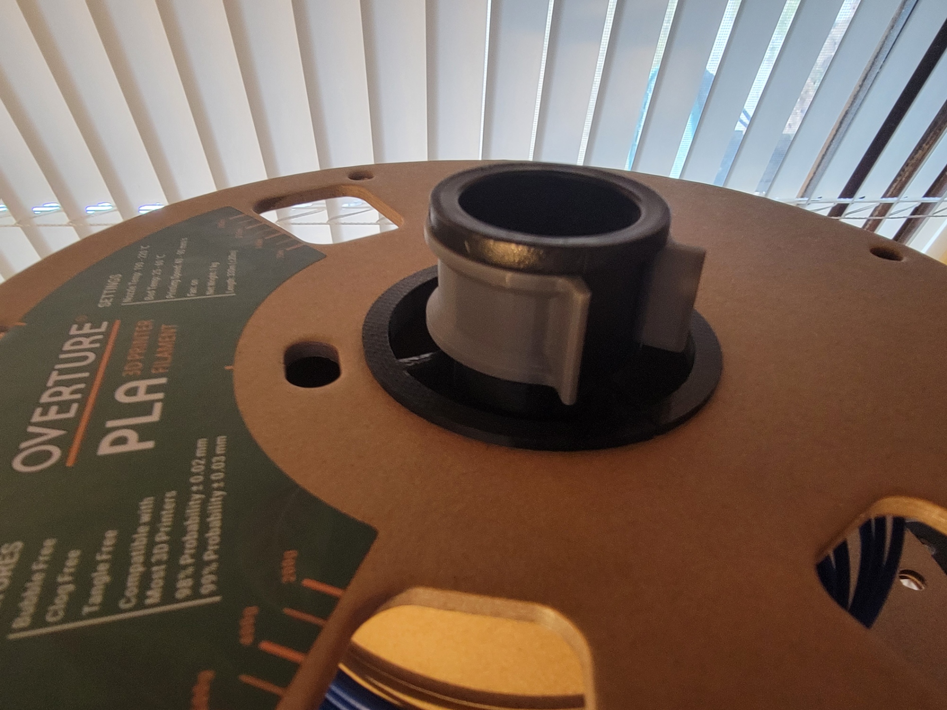 Spool adapter for Ender series printer spindle