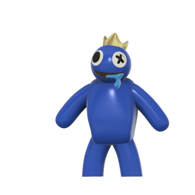 Blue form Rainbow Friends Roblox Game