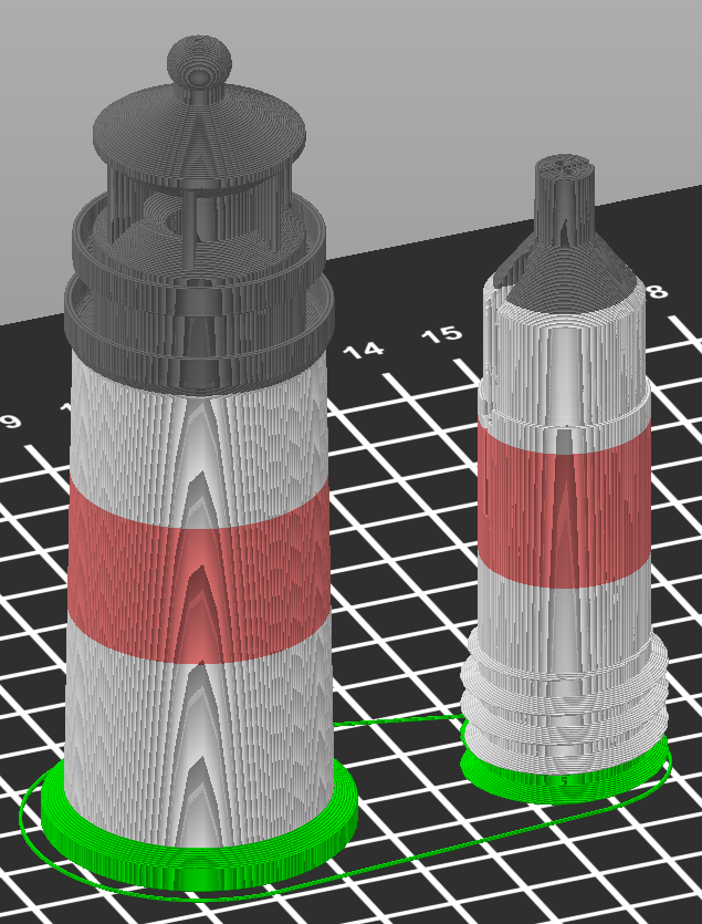 Led Lighthouse Model LED Lighthouse 45 RPM Adapter by illegible | Download free STL model ...