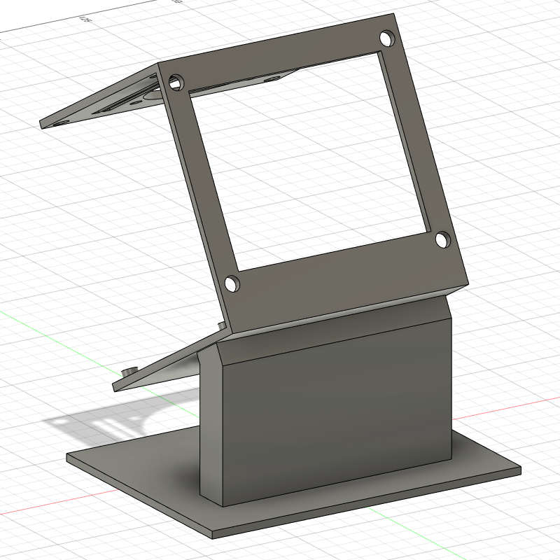 Raspberry Pi Touch Display 7inch Small Stand For Raspberry Pi 40mm Fan Mount Display Shell 9981