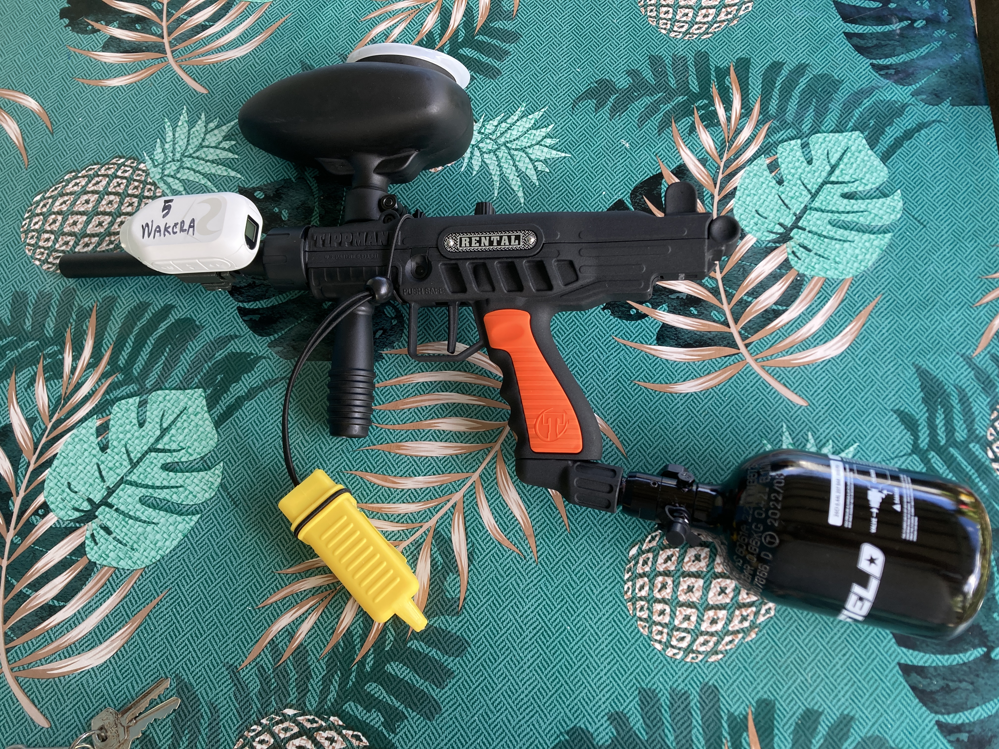 Camera Drift Ghost mount for 0.50 caliber paintball barrel