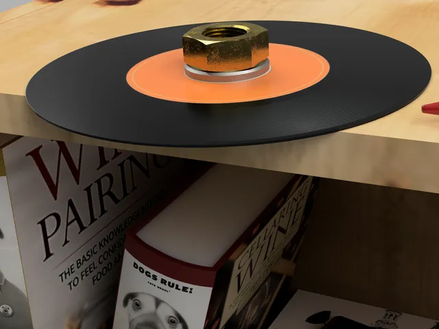 Nut and Washer 45 Record Adapter