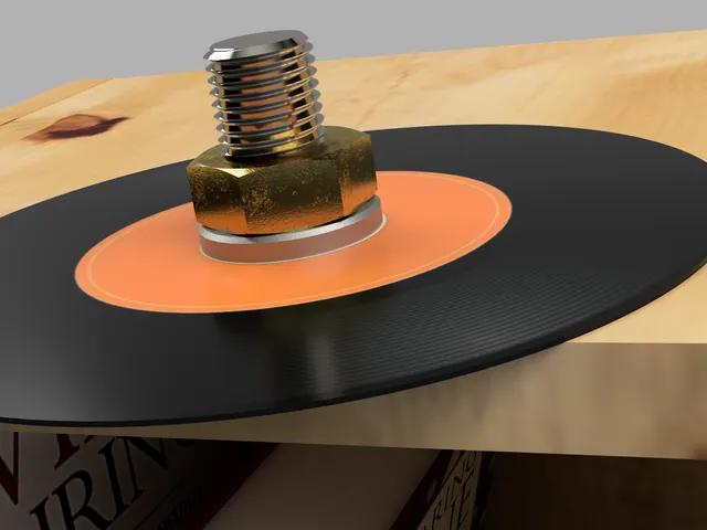 Nut, Bolt & Washer 45 Record adapter