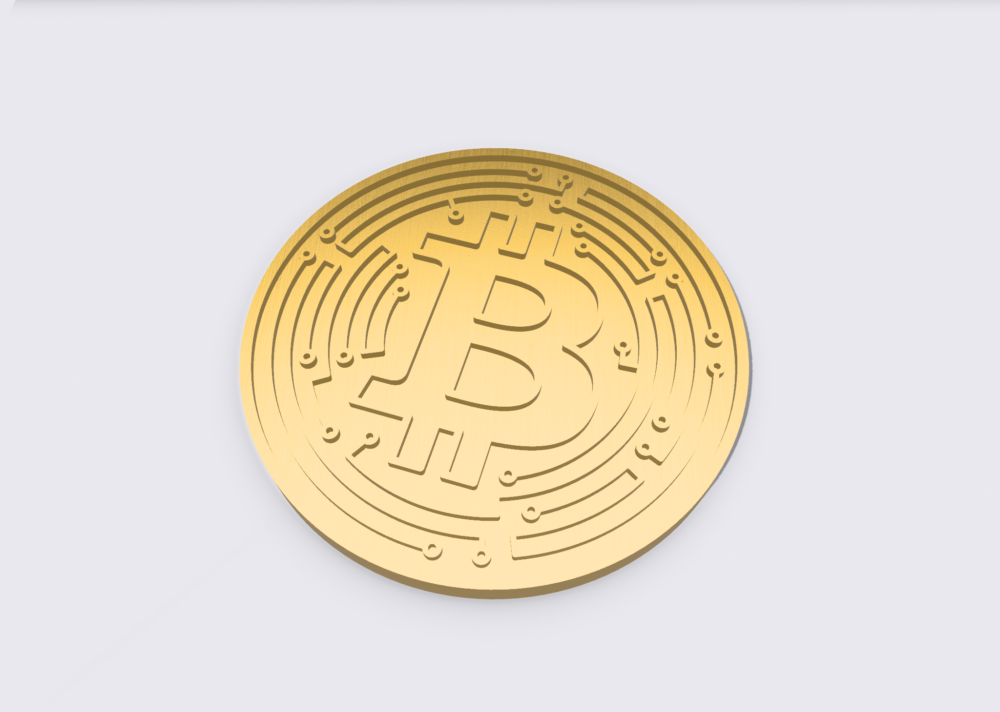 Miniatura 4 do modelo 3D Improved Bitcoin Design