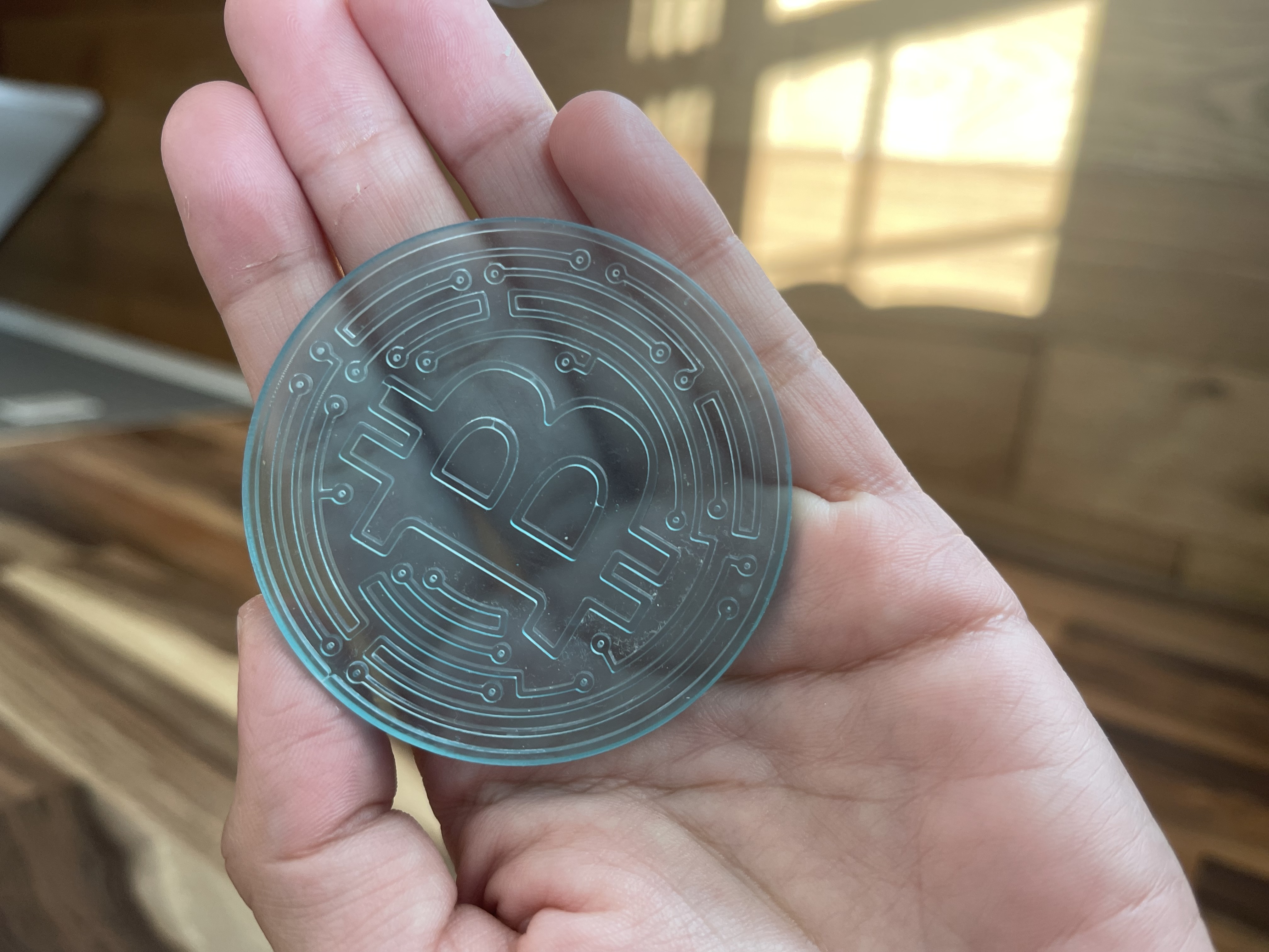 Miniatura 3 do modelo 3D Improved Bitcoin Design