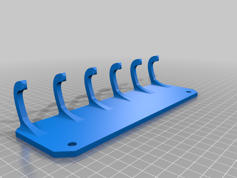 Simple Cable Wall Storage by shuylife Download free STL model