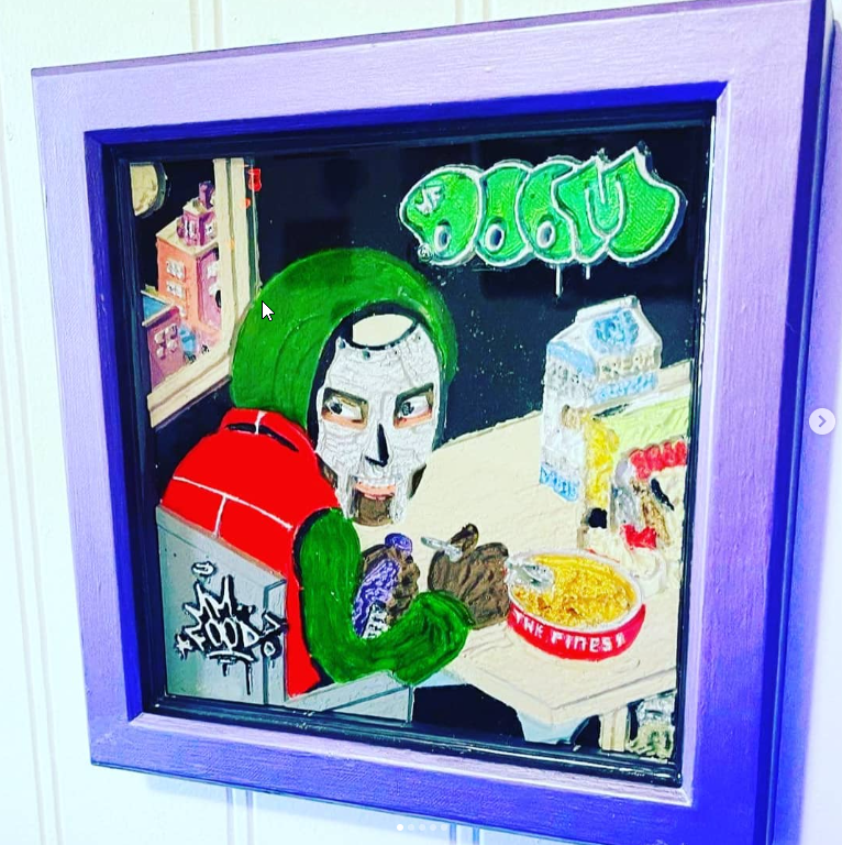 MF DOOM Mmm Food - Paintable Wall Art w/ Frame