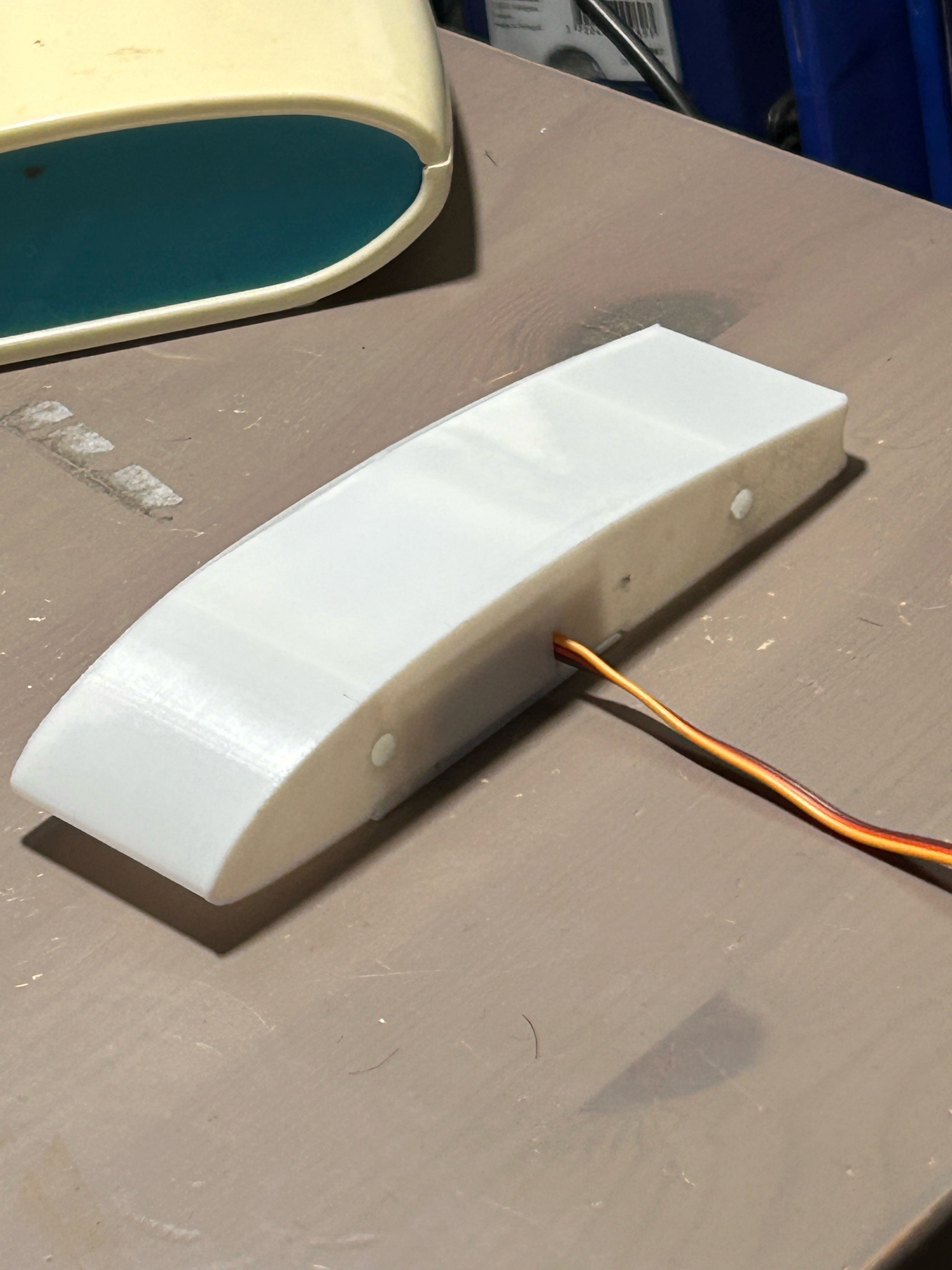 sg90 servo adapter for "red mini wing" by Balzac V Download free STL