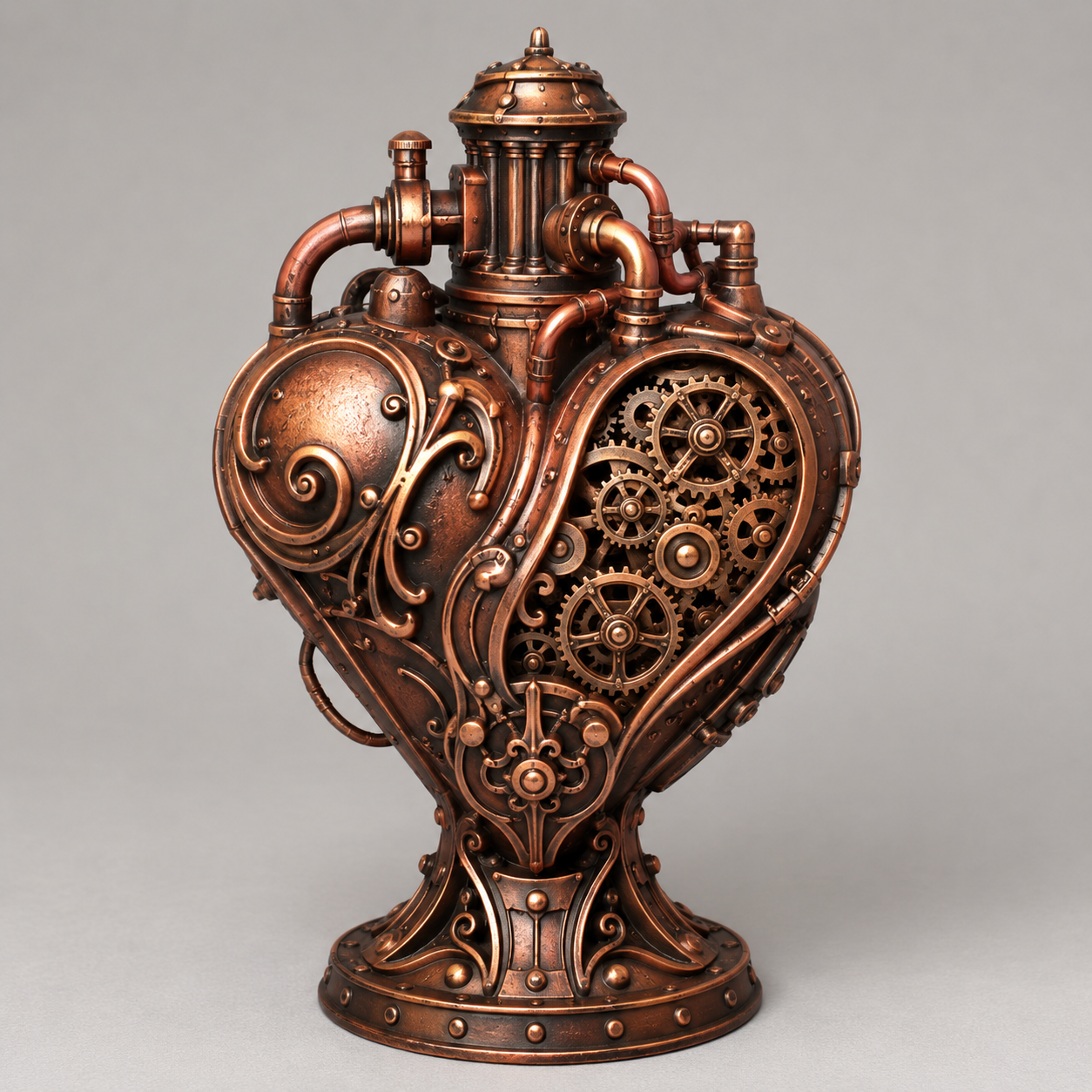Dekoratives Steampunk Herz