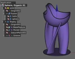 Trophy - FreeCAD exercise 230318