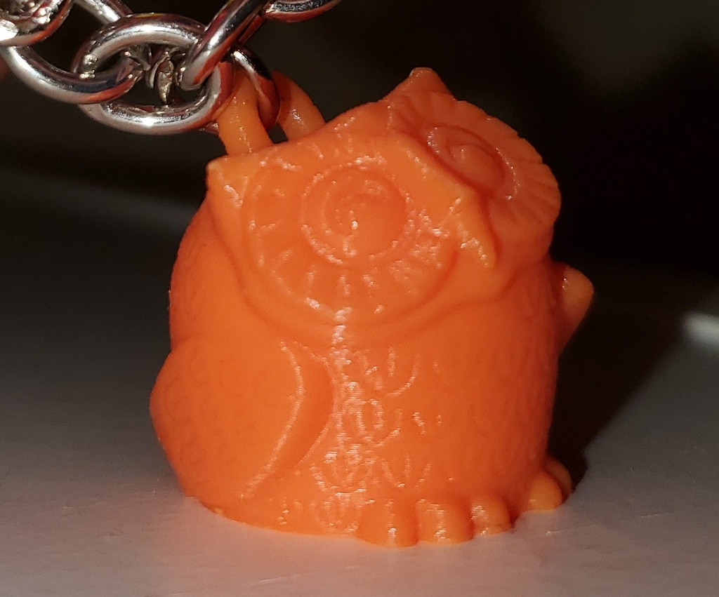 Smiling Owl Keychain by Amrtay Download free STL model