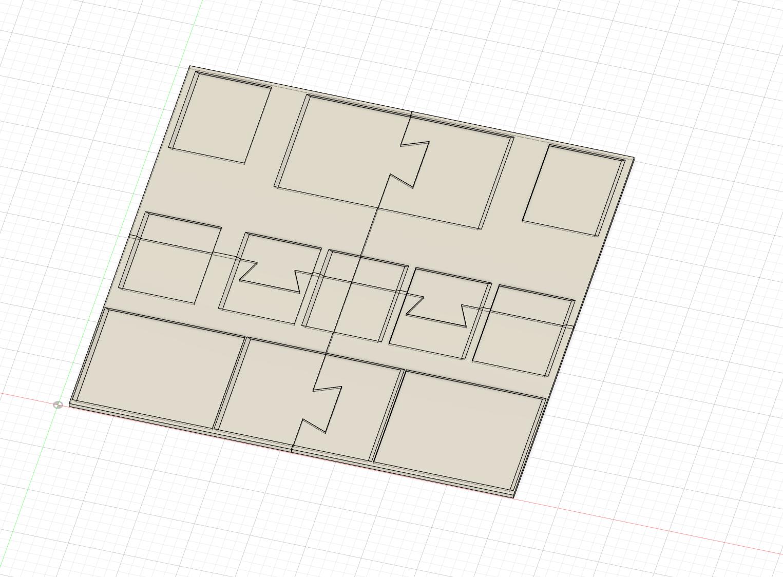 Warps Edge Game board