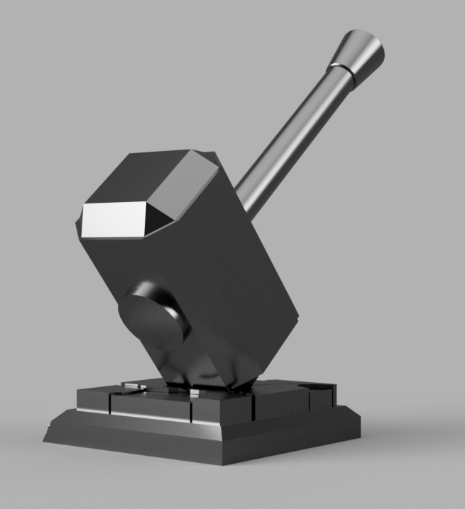 Free STL file Iman martillo de Thor Mjolnir 👾・3D printable