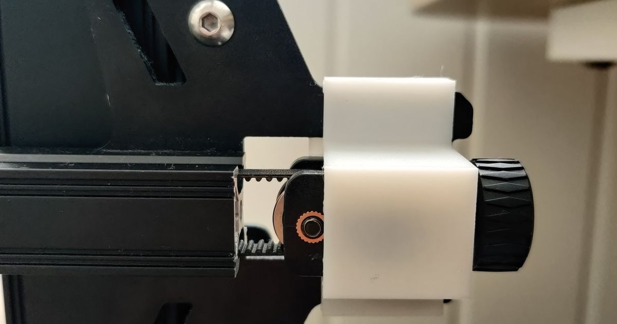 Xaxis belt tensioner piece for Ender 3 S1 [Pro/Plus] by Nazlbit