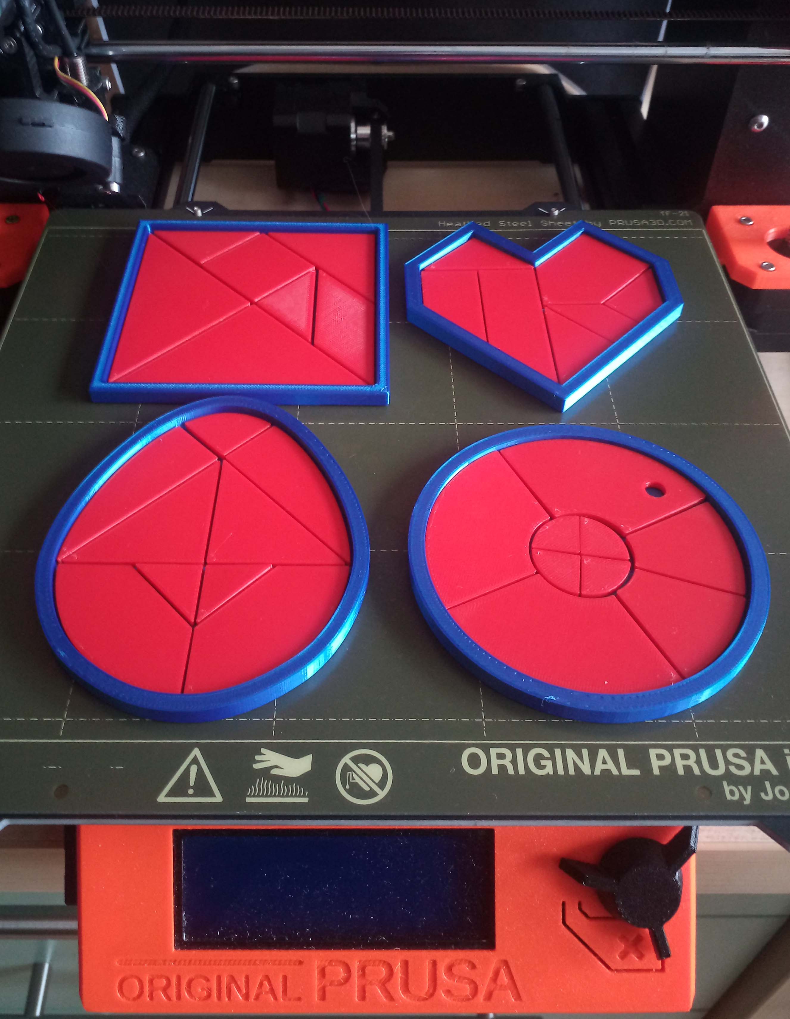 Miniatura 3 do modelo 3D Tangram (kruh)