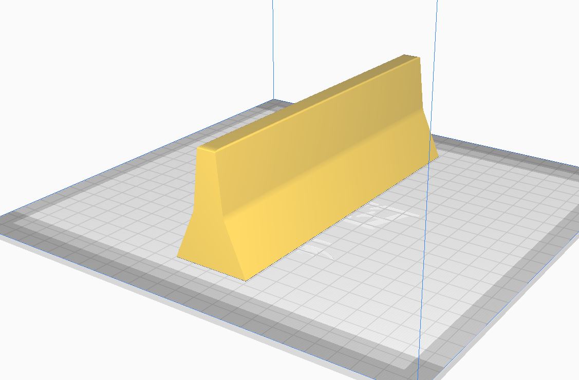 Jersey barrier by Beanz Download free STL model
