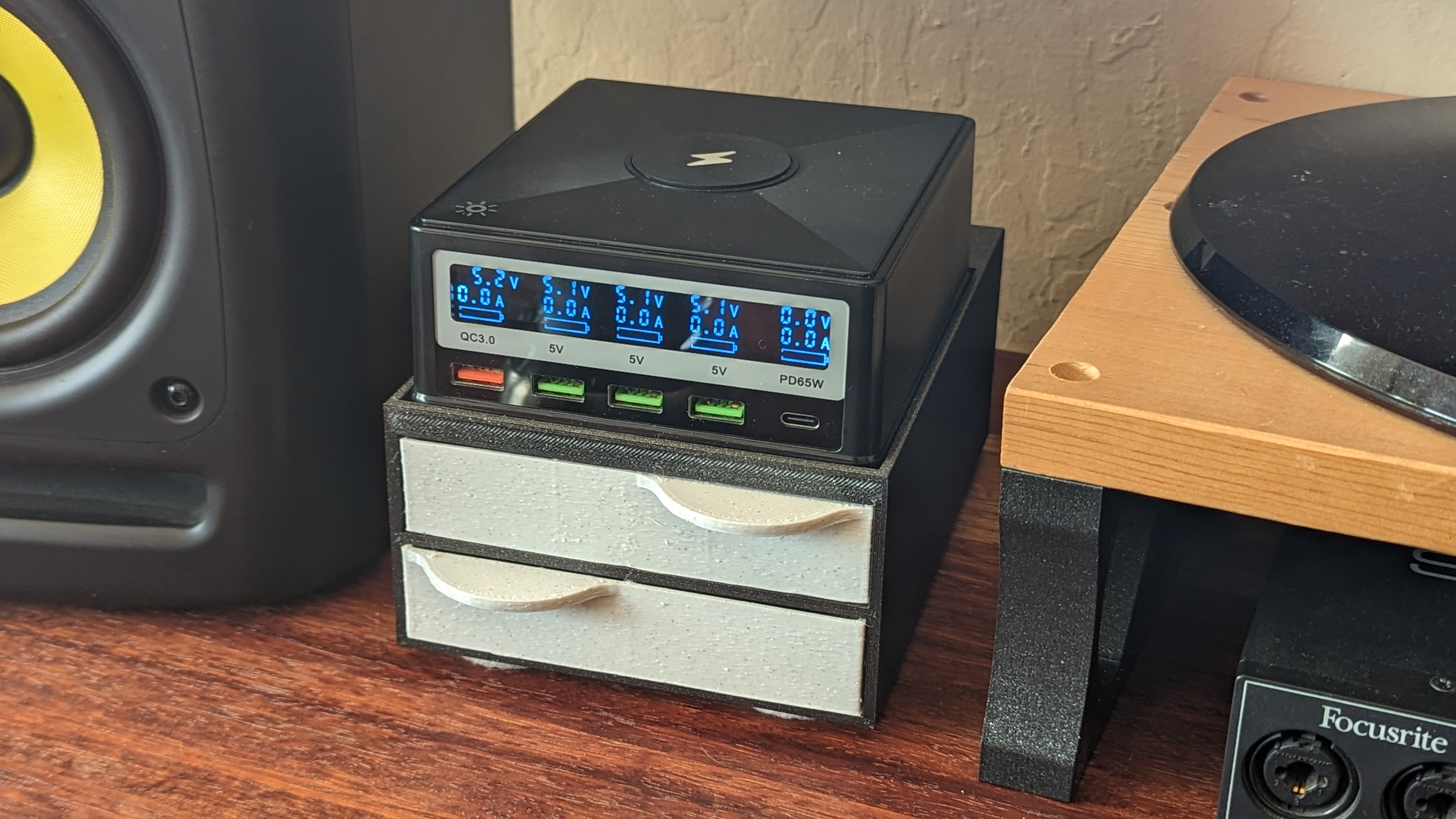 Small Cabinet Base and Drawers for PinePower Power Supply/Charger
