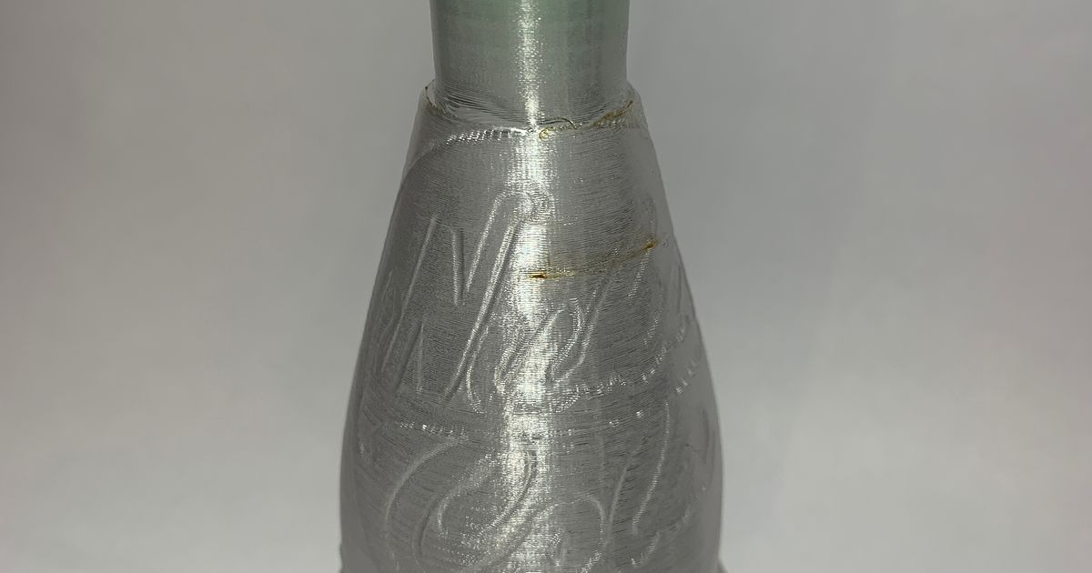 FALLOUT empty nuka cola bottle by C B Download free STL model