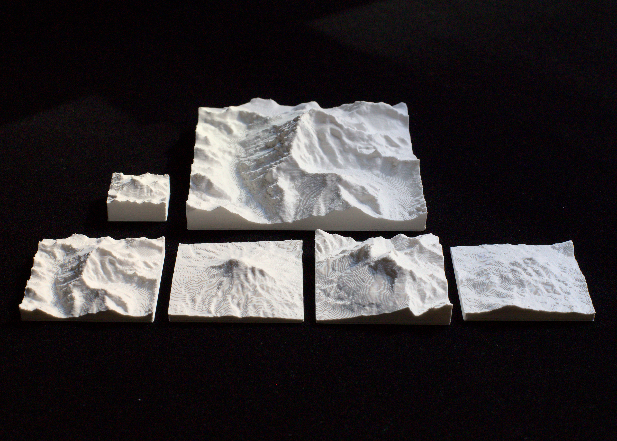 Aconcagua, Chimborazo, Huascarán, Ojos del Salado 3D Maps