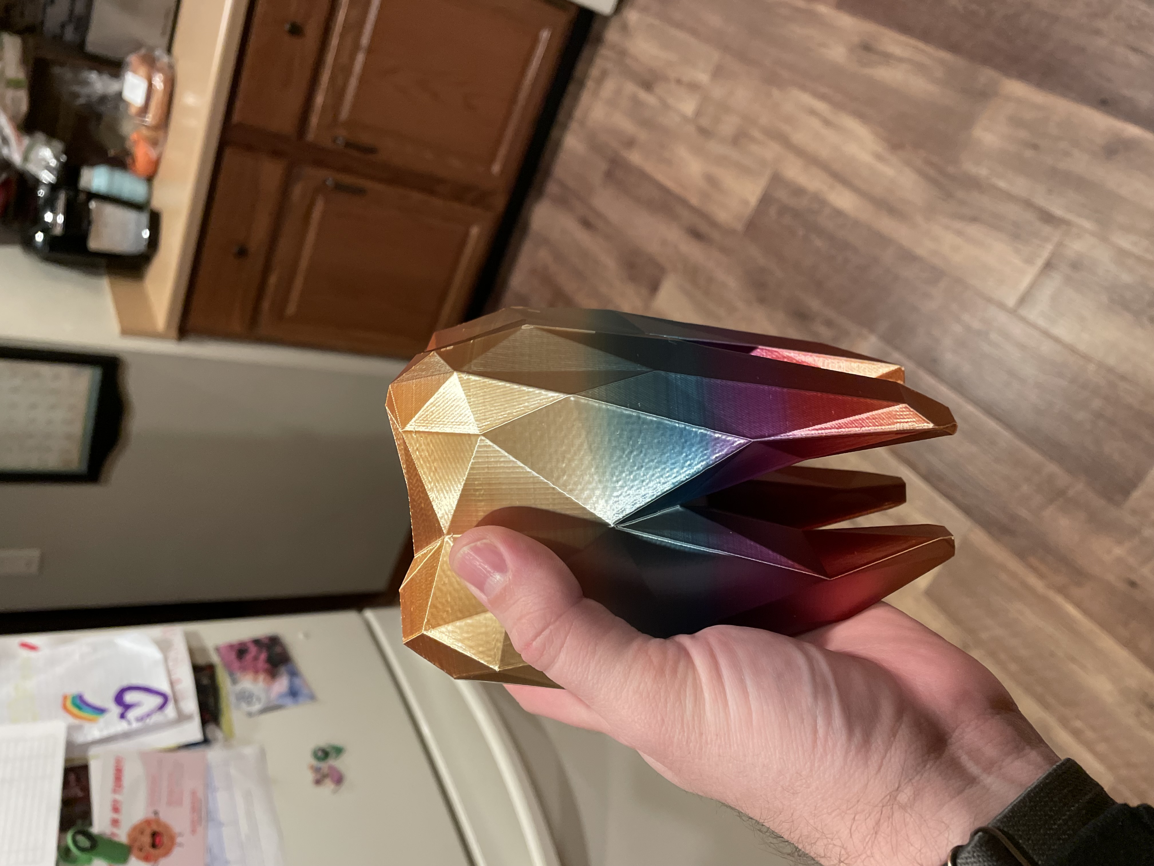 Tooth Low Poly Pen holder