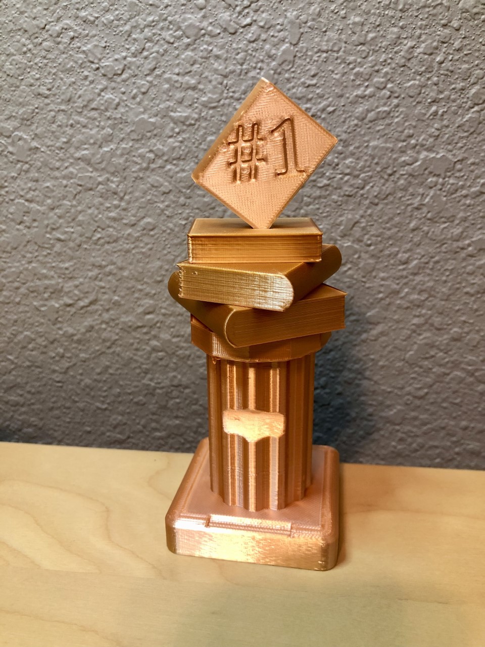 1 Reader Trophy by FlameKitty Download free STL model