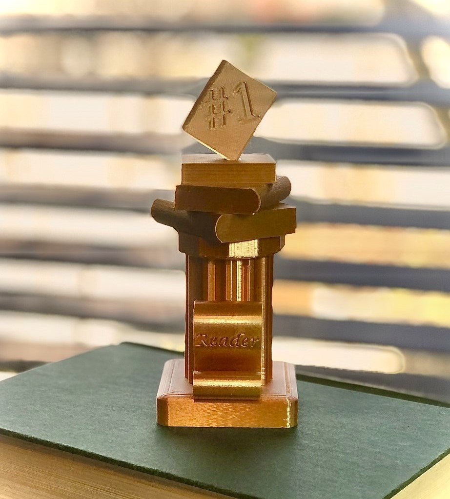 1 Reader Trophy by FlameKitty Download free STL model