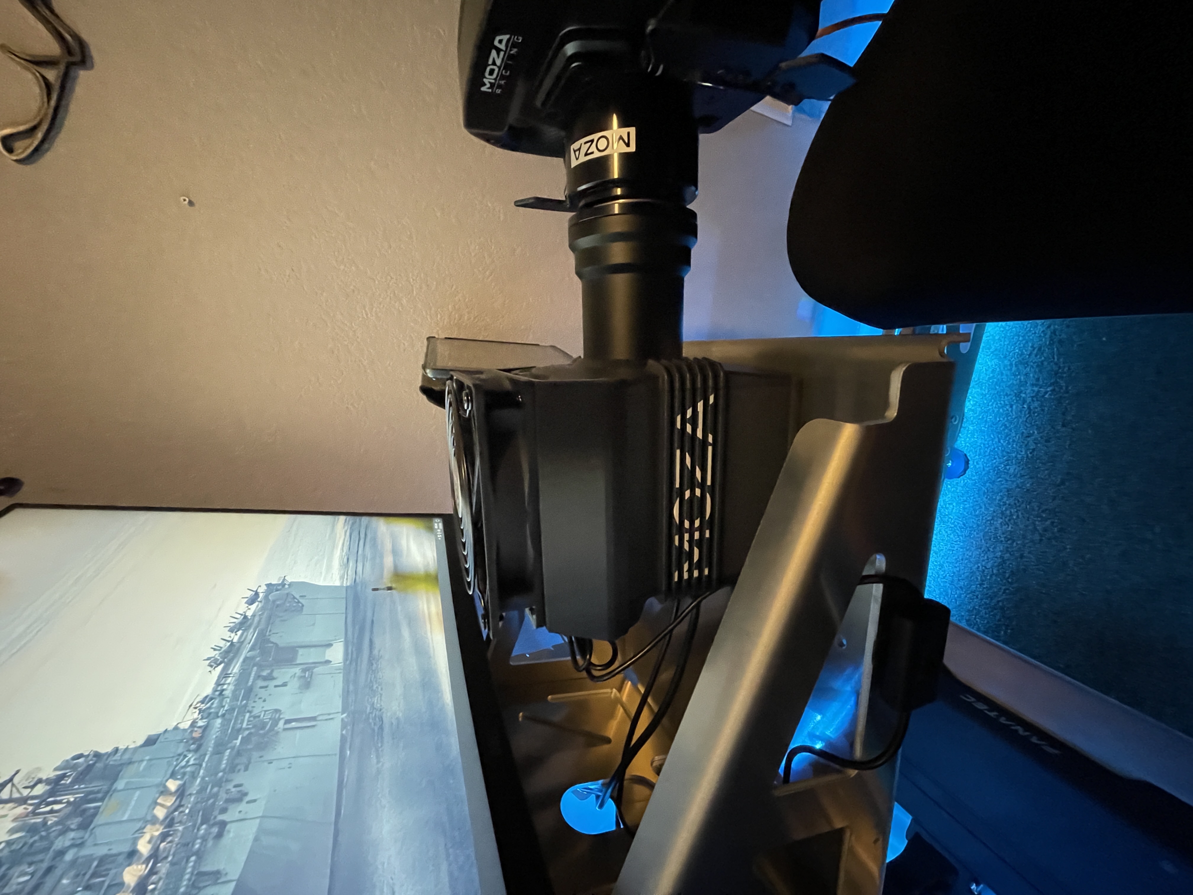 120mm Fan mount for the Moza R9