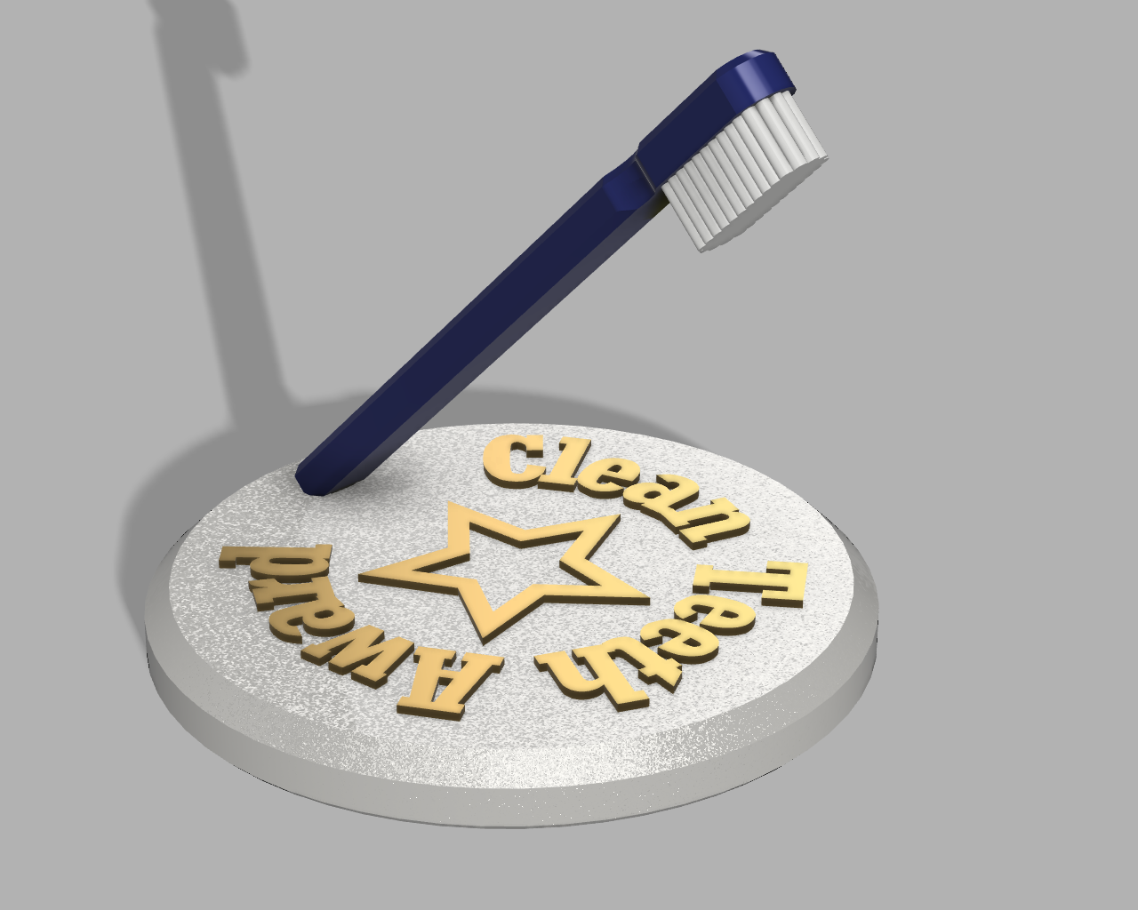 Clean Teeth Award by squinn | Download free STL model | Printables.com