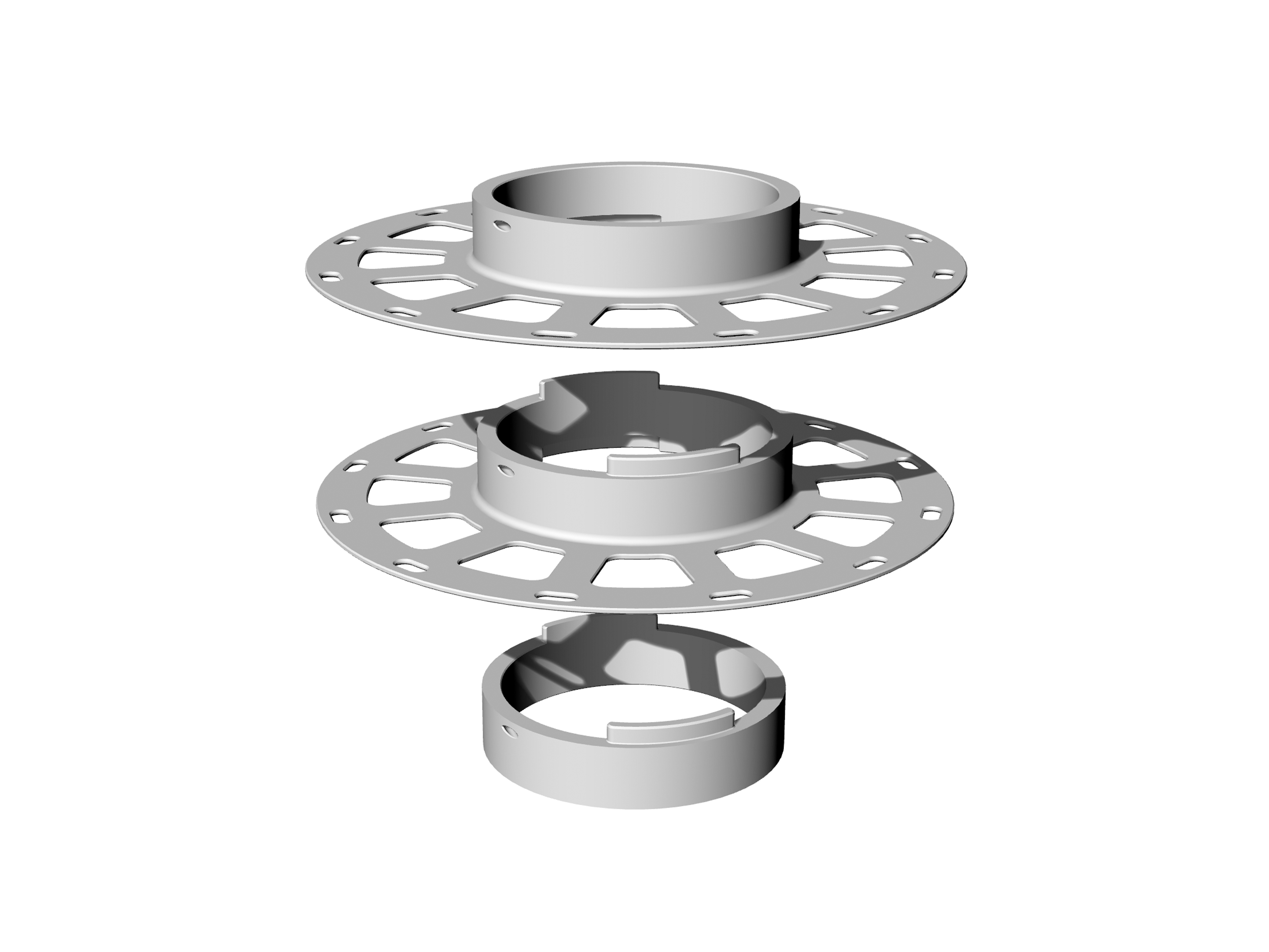 Multi Filament Insert for Bambu Spool 3D model