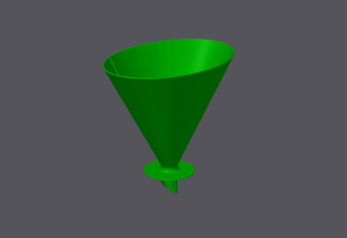 Resin funnel