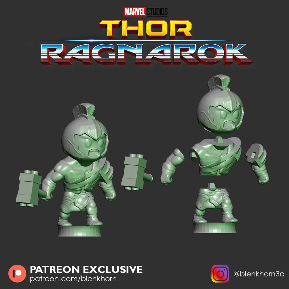MARVEL DOUBLE BIT: HULK by Blenkhorn | Download free STL model ...