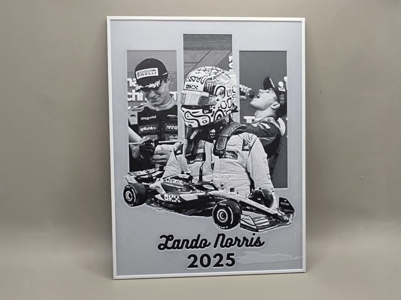 Lando Norris Champions 2025 - HueForge