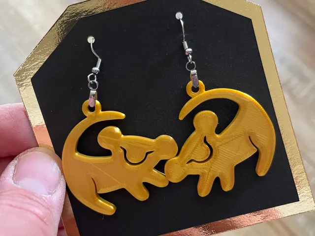 Lion King earrings