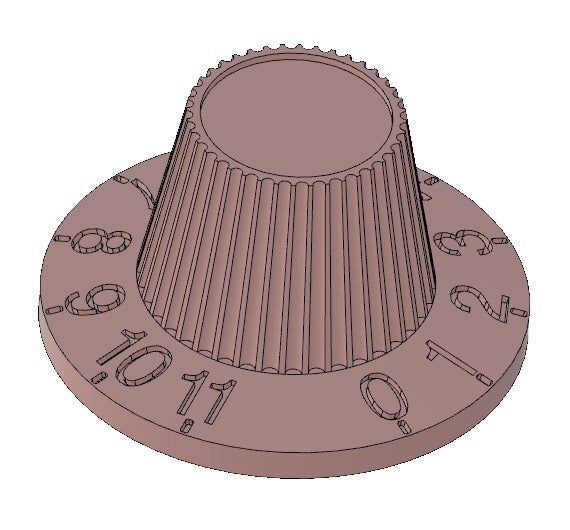 Spinal Tap - Amp Knob - Take it to 11!
